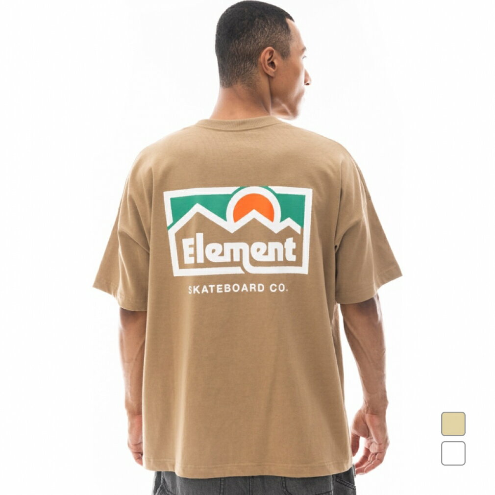 2024春夏 エレメント メンズ エクストリームスポーツ 半袖Tシャツ OUTDOOR SS BE021-223 ELEMENT