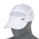 ミズノ メンズ レディス 陸上/ランニング キャップ レーシングキャップ U2MWB20101 : ホワイト MIZUNO