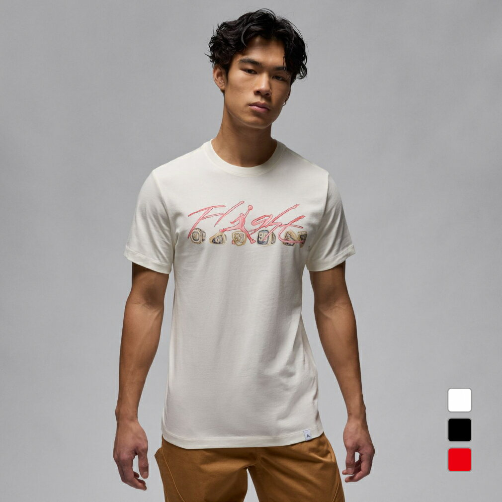 最大10％OFFクーポン  ジョーダン メンズ レディス バスケットボール 半袖Tシャツ FLT ESS リングス S/S クルー FN5967 JORDAN