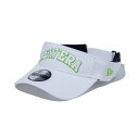 最大10％OFFクーポン ニューエラ ゴルフウェア サンバイザー 春 夏 GF VISOR SCW ARCH LOGO WIH 241 (14109144) メンズ NEW ERA