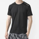 最大10%OFFクーポン 【8/15~8/20】 ティゴラ メンズ 陸上/ランニング 半袖Tシャツ 秒乾R半袖Tシャツ TR-3R1224TS : ブラック×ダークグレー TIGORA