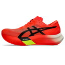 アシックス METASPEED SKY PARIS メタスピード スカイパリ 1013A123 メンズ レディス 陸上 ランニングシューズ 2E : レッド×ブラック asics 1