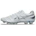 アシックス DS LIGHT ADVANCE WIDE ディーエス ライト アドバンス ワイド 1103A117 サッカー スパイクシューズ 3E : ホワイト×シルバー asics