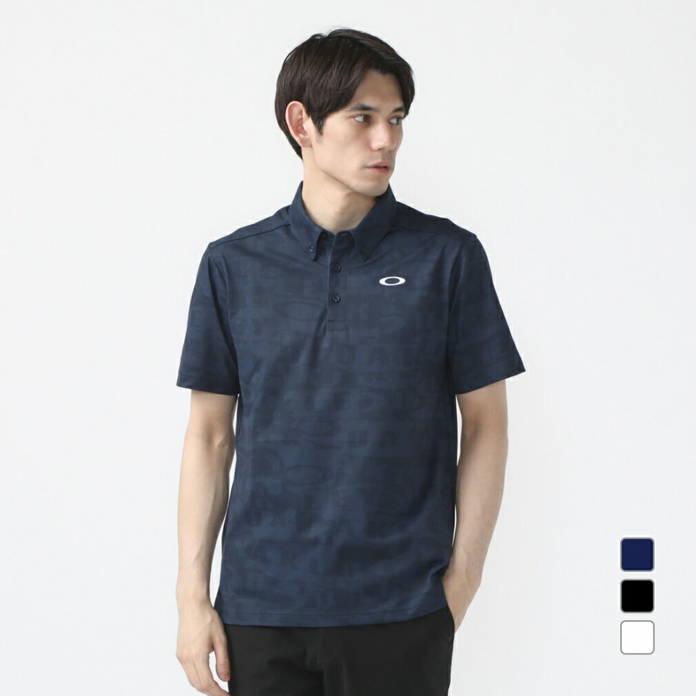 オークリー ポロシャツ メンズ 最大10％OFFクーポン 【6/1 0:00〜23:59】 オークリー メンズ 半袖 ポロシャツ ENHANCE SS POLO GRAPHIC 14.0 FOA406314 スポーツウェア OAKLEY