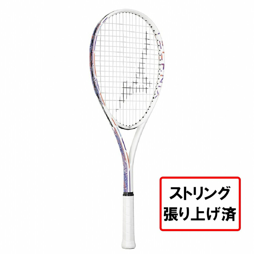 ミズノ TECHNIX テクニクス 63JTN47564 ソフトテニス 張り上がりラケット 2024年モデル : ホワイト MIZUNO