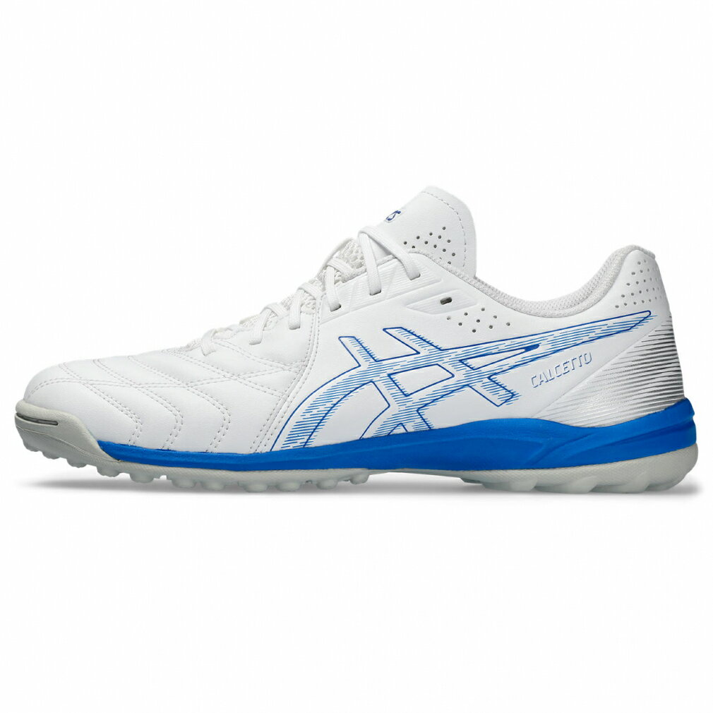 アシックス CALCETTO WD 9 TF カルチェット WD 9 ターフ 1113A038 サッカー トレーニングシューズ 3E : ホワイト ブルー asics