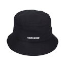 コンバース 帽子 メンズ コンバース ハット コンバース ツイルバケットハット 230012002 01 帽子 ： ブラック Converse