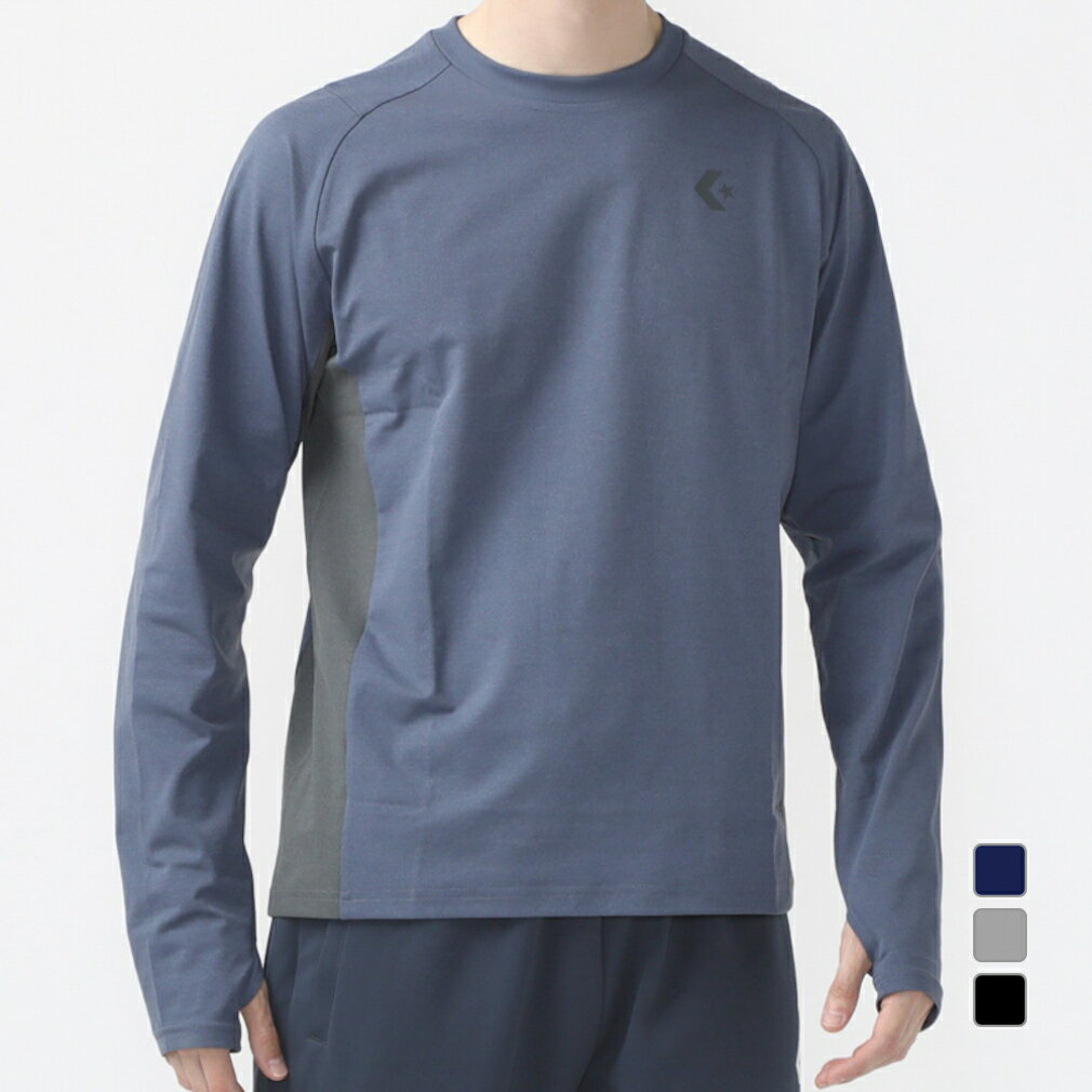 11/25限定★抽選で最大100%Pバック コンバース メンズ 長袖 機能 Tシャツ CS DRY LS TEE 4030003スポーツウェア Converse