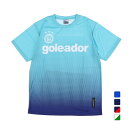 ゴレアドール メンズ サッカー/フットサル 半袖シャツ 昇華グラデーション ドット プラTシャツ G-440-4 goleador