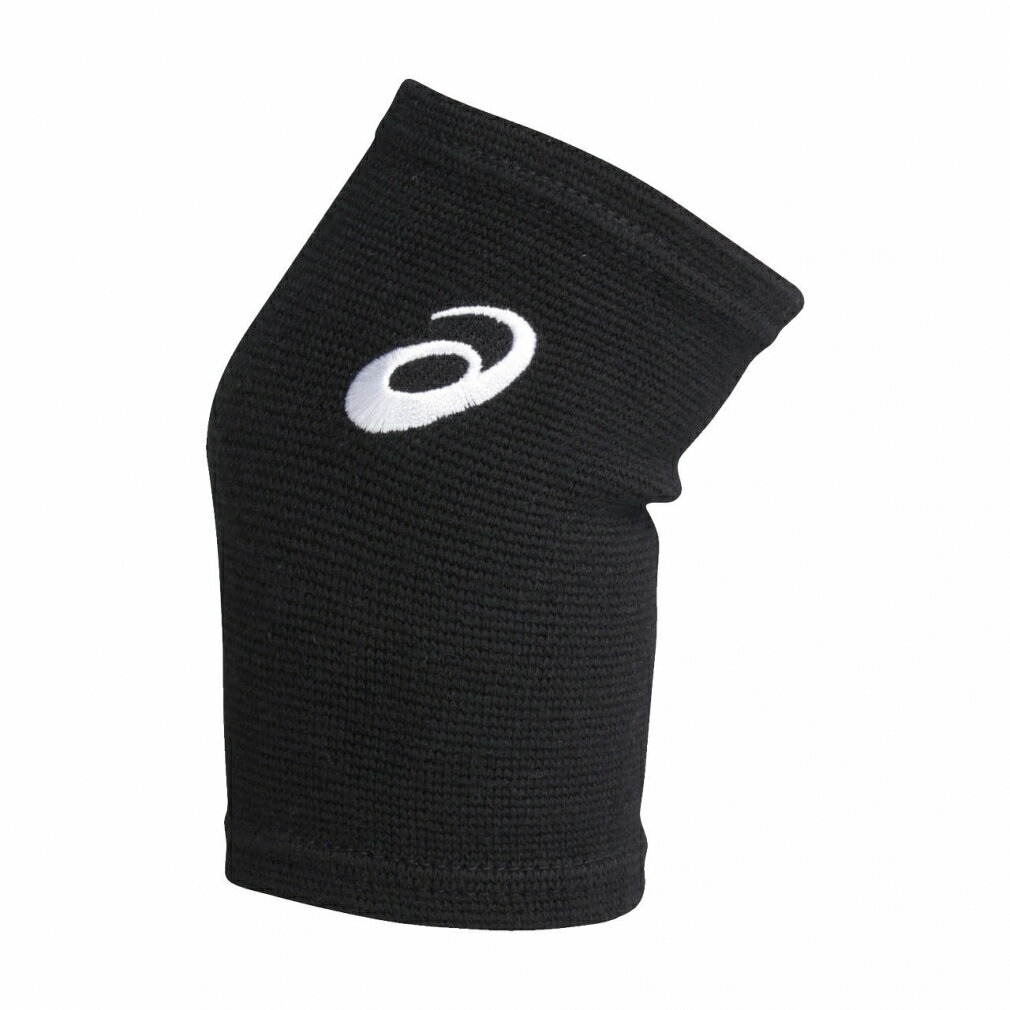 アシックス バレーボール サポーター VBエルボースリーブ 3053A153 : ブラック×ホワイト asics
