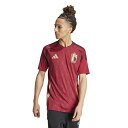アディダス メンズ サッカー ライセンスシャツ ベルギー代表 2024 ホーム レプリカユニフォーム IQ0769 : レッド adidas