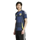 アディダス メンズ サッカー ライセンスシャツ スコットランド代表 2024 ホーム レプリカユニフォーム IP8359 : ネイビー adidas