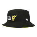 j[G nbg BUCKET01 POKEMON PIKACHU BLK 14124331 BLK Xq F ubN NEW ERA