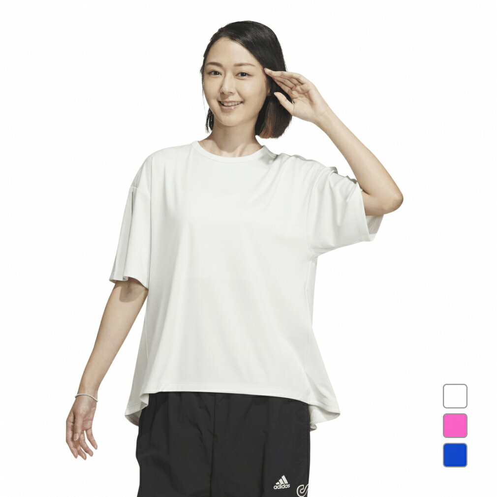 アディダス アディダス レディース 半袖 機能 Tシャツ W SE RELAX Tシャツ JSY11 IM8719 IM8718 IM8720 スポーツウェア adidas 24ss_adi_clearance