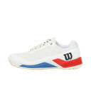 最大10%OFFクーポン 【5/9〜5/18】 ウイルソン RUSH PRO 4.0 W OMNI Snow White/Red/Deja Vu Blue WR...
