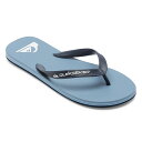 クイックシルバー MOLOKAI CORE AQYL101325 BYJ5 メンズ マリン ビーチサンダル : ブルー QUIKSILVER