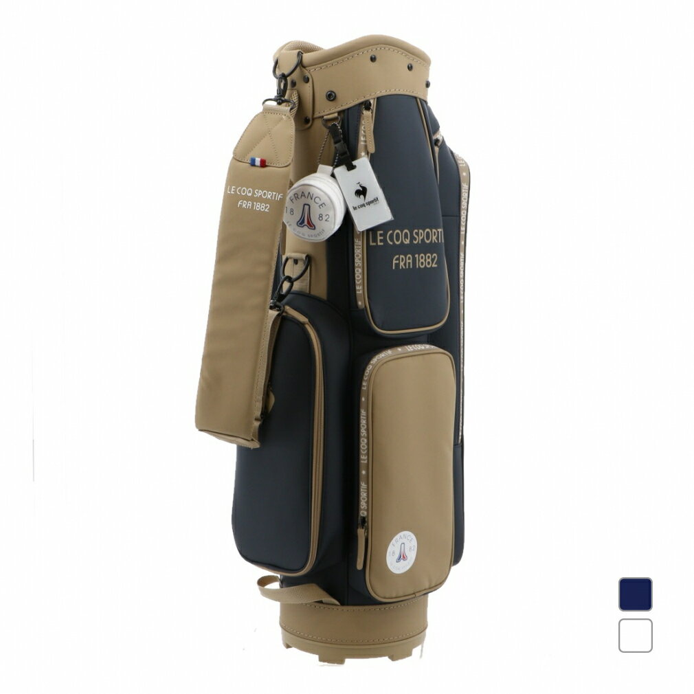ルコックスポルティフ ゴルフ レディース 軽量2.8kg キャディバッグ COMFY POCKETモデル (QQCXJJ01) le coq sportif GOLF