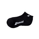 エントリーで更にD会員 P10倍 バボラ レディス テニス ソックス CLUB ANKLE SOCKS 抗菌・防臭機能 BWS1831C : ブラック BabolaT