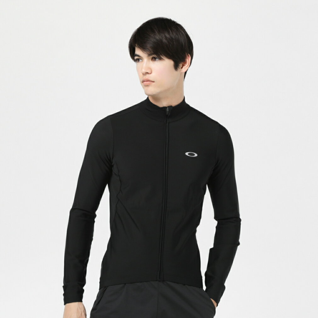 最大10％OFFクーポン  オークリー バイシクル サイクルジャージ/ジャケット CLIMA THERMAL JERSEY FOA404911 02E : ブラック OAKLEY