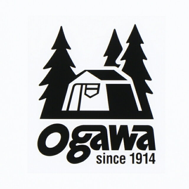 最大10％OFFクーポン 【5/18 0:00〜23:59】 オガワ ogawa カッティングステッカーS ブラック 8060001090 キャンプ 小…