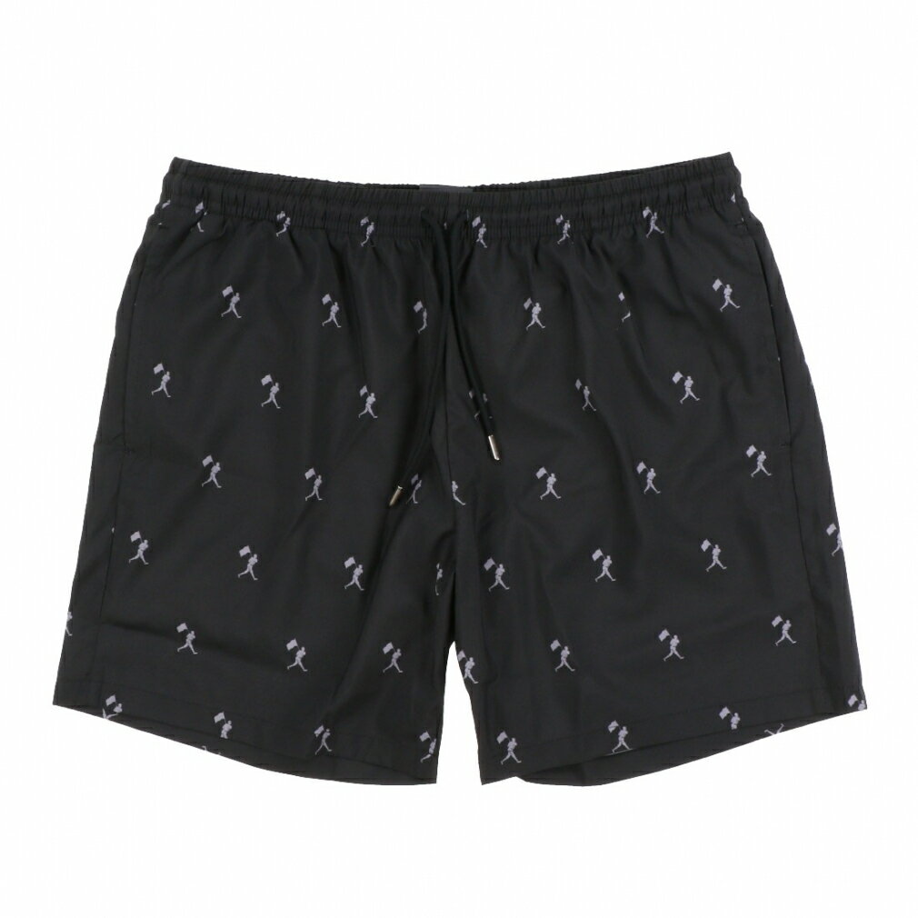 最大10％OFFクーポン 【5/18 0:00〜23:59】 ベースボールイズム Baseballism メンズ 野球 ウインドパンツ FLAG MAN SWIM TRUNKS OT1224SS4 : ブラック ファナティクス Fanatics