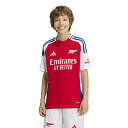 アディダス ジュニア サッカー/フットサル ライセンスシャツ アーセナル 24/25 ホームユニフォーム キッズ IS8141 レプリカユニフォーム : レッド...