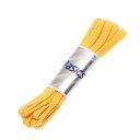アシックス フラットシューレース太タイプ イエロー 110cm バスケットボール 靴紐 (TXX117) asics