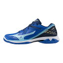 ミズノ WAVE CLAW 3 FIT ウエーブクロー3フィット 71GA244201 メンズ レディス バドミントン シューズ 2E : ブルー×ホワイト M...
