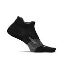 フィーチャーズ メンズ レディス ランニング ソックス ELITE ULTRA LIGHT NO SHOW TAB Black 4400010135 : ブラック Feetures
