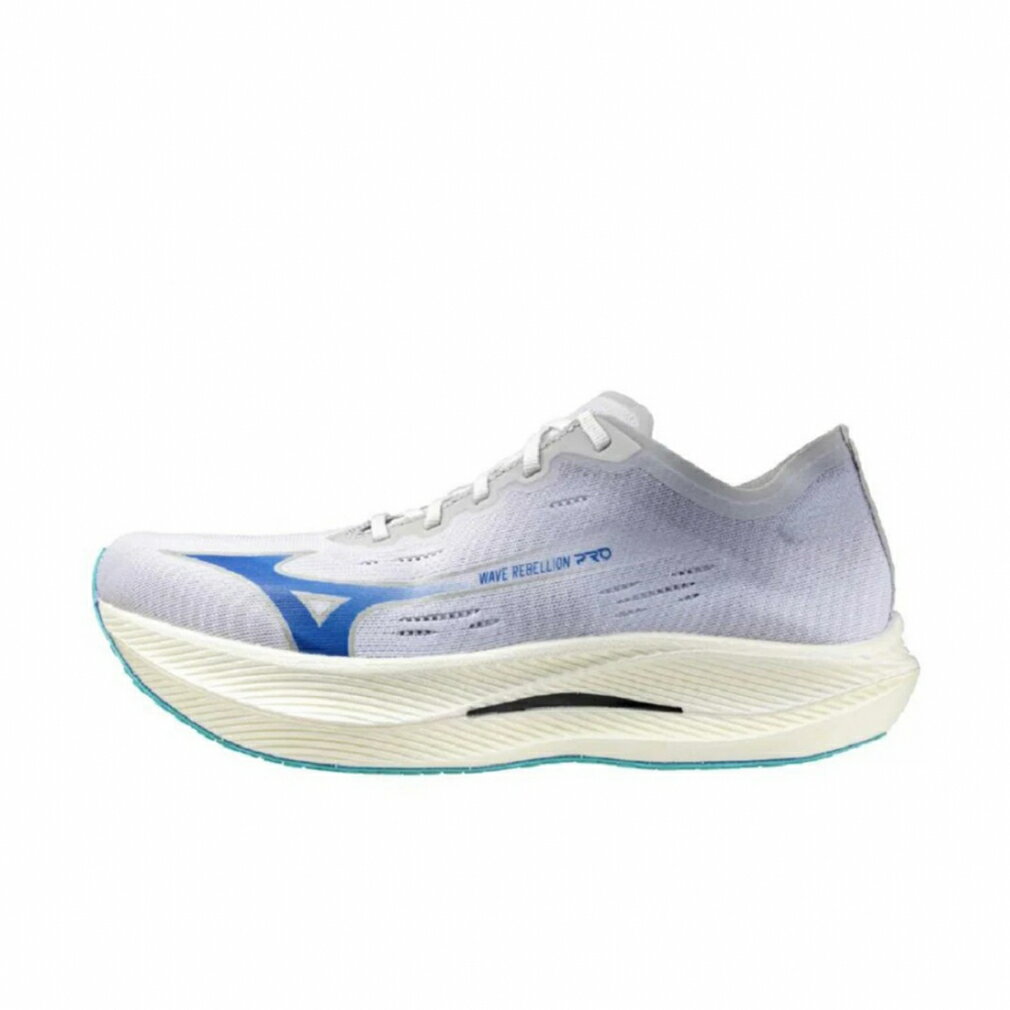 最大10％OFFクーポン 【お買い物マラソン限定】 ミズノ WAVE REBELLION PRO Natural ウエーブリベリオンプロナチュラル U1GD249900 メンズ 陸上 ランニングシューズ 2E : ホワイト×ペールブルー MIZUNOのサムネイル