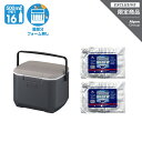 【限定モデル】 コールマン COOLER 16QT AP20 LIGHT GRAY JAPAN & COOLER SHOCK Lサイズ 2個セット 200003...