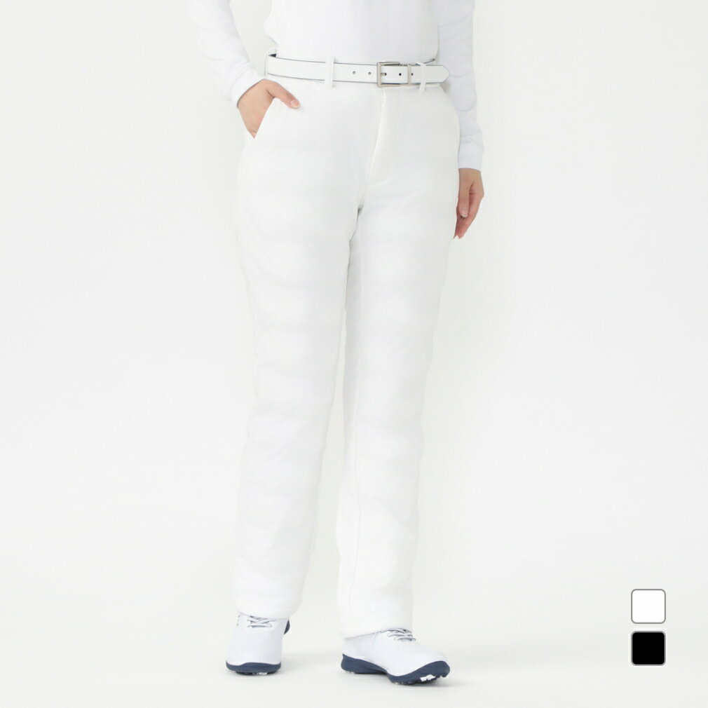 ティゴラ レディース ゴルフウェア ウインドパンツ 秋 冬 中綿ストレッチニットパンツ ストレッチ 撥水..