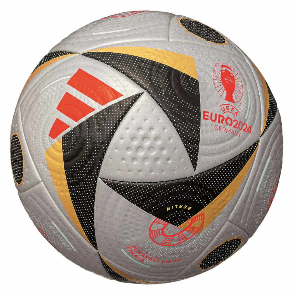 最大10%OFFクーポン 【11/20〜11/27】 アディダス フースバルリーベ フィナーレ プロ(5号球) EURO2024 決勝球 プロ AF590F サ...