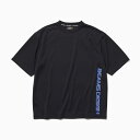 ティゴラバイビームスデザイン メンズ 陸上/ランニング 半袖Tシャツ ドライメッシュロゴTシャツ TRBM-3R1224TS : ブラック TIGORA by ...