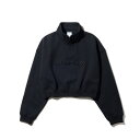 最大10%OFFクーポン 【5/23〜5/27】 ニューエラ レディース スウェット ハーフジップ WS SW HZ CROPPED BLK 14324610 10 スポーツウェア : ブラック NEW ERA(4)