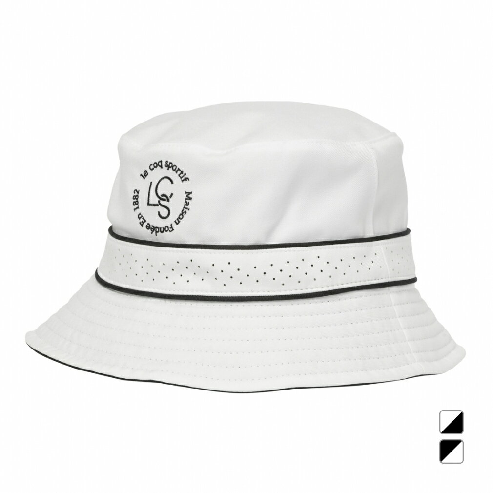 最大10％OFFクーポン 【10/14〜10/20】 ルコックスポルティフ ゴルフ ゴルフウェア ハット 秋 冬 リバーシブルハット (LG4FCP70M) メンズ le coq sportif GOLF