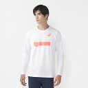最大10%OFFクーポン 【7/4〜7/11】 アシックス メンズ レディス 陸上/ランニング 長袖Tシャツ MEN GRAPHIC LONG SLEEVE T...