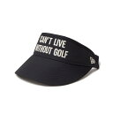ニューエラ レディース ゴルフウェア サンバイザー 秋 冬 GFW TL VISOR CLWG BLK (14326189) NEW ERA