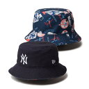 ニューエラ ハット バケット01 リバーシブル MLB Reversible Hat ニューヨーク・ヤンキース ネイビー 14307407 NVY 帽子 NEW ERA(4)