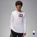 最大10%OFFクーポン 【7/4〜7/11】 ジョーダン メンズ レディス バスケットボール 長袖Tシャツ スポーツ ロングスリーブ Tシャツ SPRT 23...