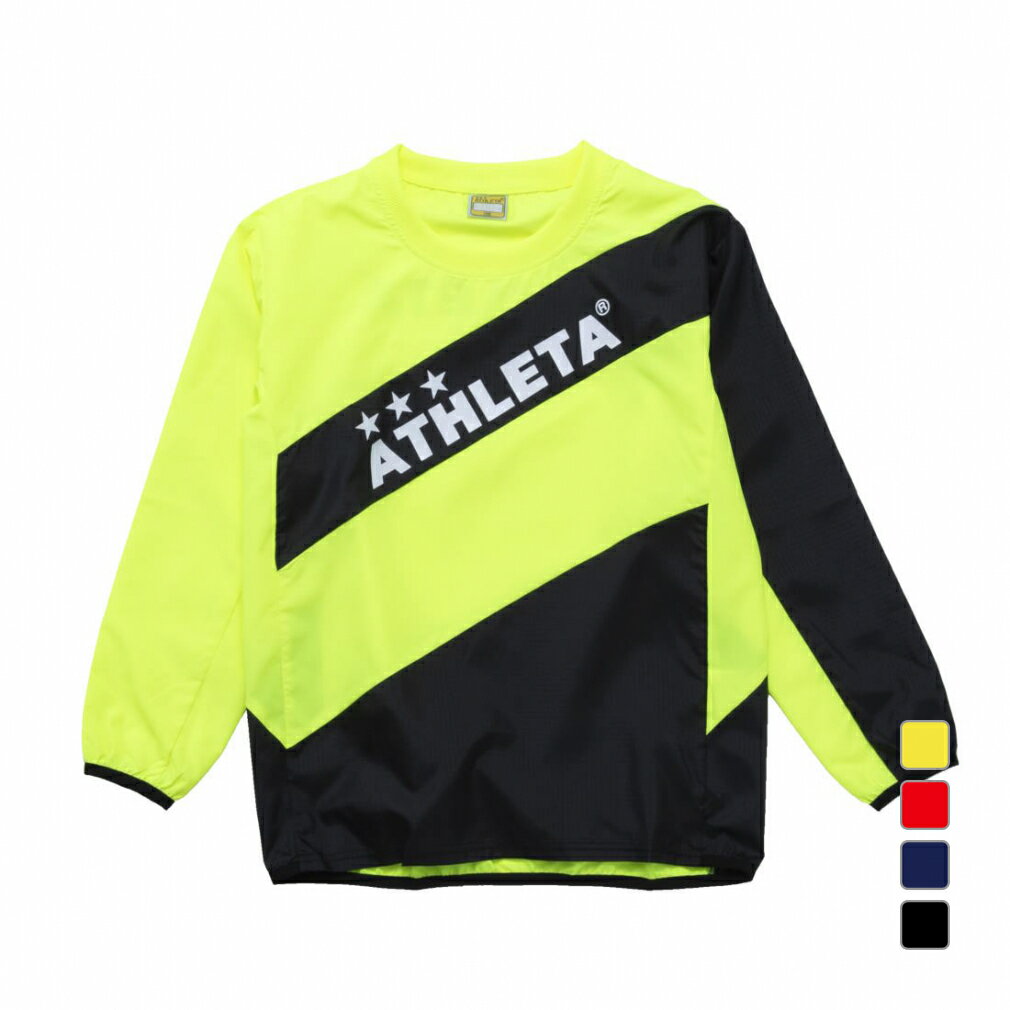 11/18限定★抽選で最大100%Pバック アスレタ ジュニア(キッズ・子供) サッカー/フットサル ジュニアピステシャツ 防風/撥水 AP-184J ATHLETA