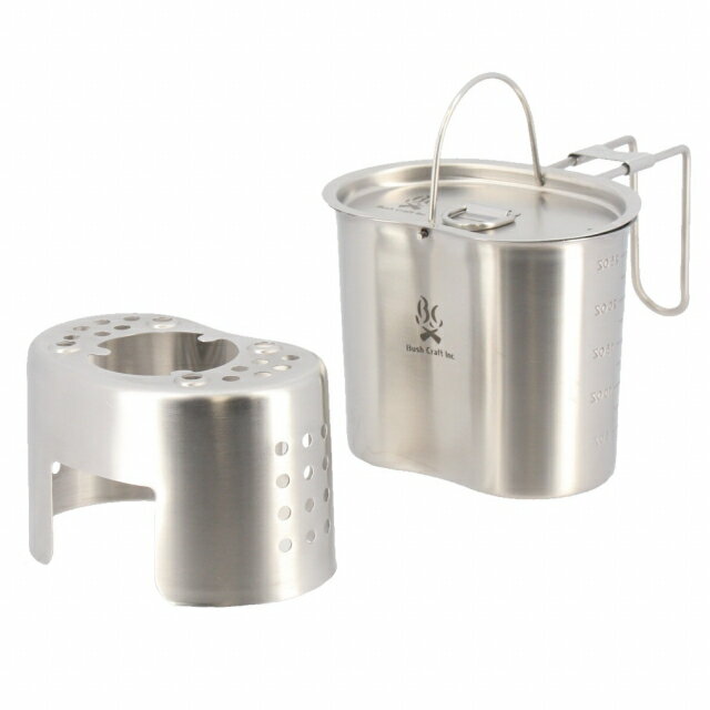 11/25限定★抽選で最大100%Pバック ブッシュクラフト キャンティーンクッカーキット コーティング キャンプ クッキング Bush Craft