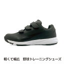 最大10%OFFクーポン 【8/15~8/20】 ティゴラ 軽くて幅広 野球トレーニングシューズ TR-8BS1004BK 野球 トレーニングシューズ 4E : ブラック×ブラック TIGORA