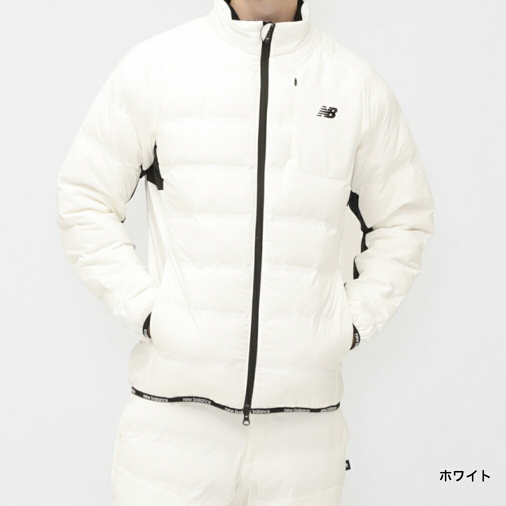 11/10限定★抽選で最大100％Pバック ニューバランス ゴルフウェア 中綿ジャケット 秋 冬 LIGHT DOWN FULL ZIP BLOUSON (0124220004) メンズ New Balance