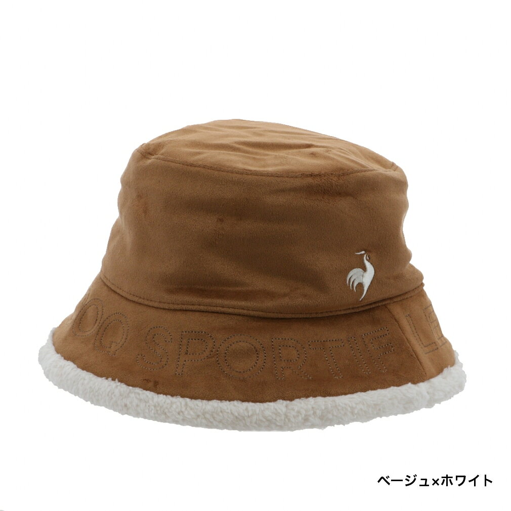 11/18限定★抽選で最大100％Pバック ルコックスポルティフ ゴルフ レディース ゴルフウェア ハット 秋 冬 リバーシブルムートンハット (LG4FCP72L) le coq sportif GOLF