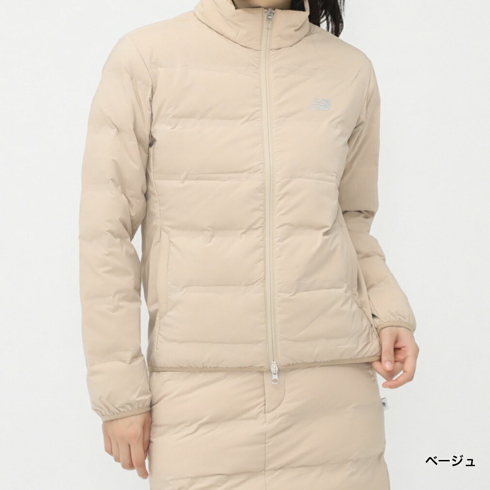 ニューバランス レディース ゴルフウェア 中綿ジャケット 秋 冬 LIGHT DOWN FULL ZIP BLOUSON (0124220503) New Balance