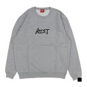 アルスト メンズ レディス バレーボール スウェット クルーネックスウェット BACK BALL NOISE VB24AT02 ALST