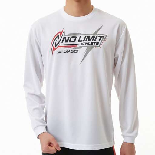 ニシ メンズ 陸上/ランニング 長袖Tシャツ アスリートプライドロングスリーブシャツ 2811A454 : ホワイト NISHI ニシ メンズ 陸上/ランニング 長袖Tシャツ アスリートプライドロングスリーブシャツ 2811A454 : ホワイト NISHI