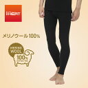 ティゴラ iHEAT アイヒート 吸湿発熱 メンズ ロングタイツ スパッツ メリノウール100% メンズ ロングタイツ TR-9CA1694UP : ブラック ...