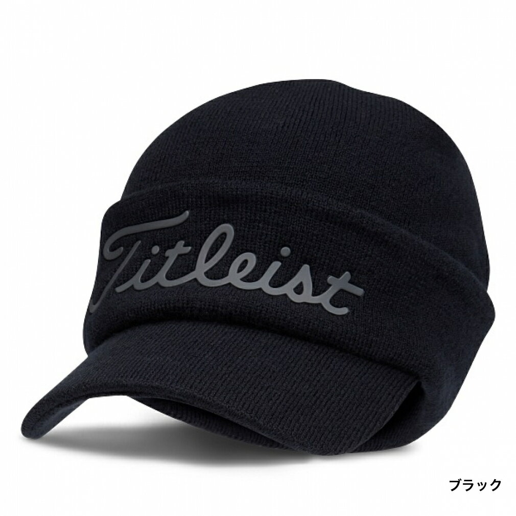 11/5限定★抽選で最大100％Pバック タイトリスト ゴルフウェア ニット帽子 秋 冬 イヤーウォーマーキャップ ( TH24WMEW) メンズ Titleist